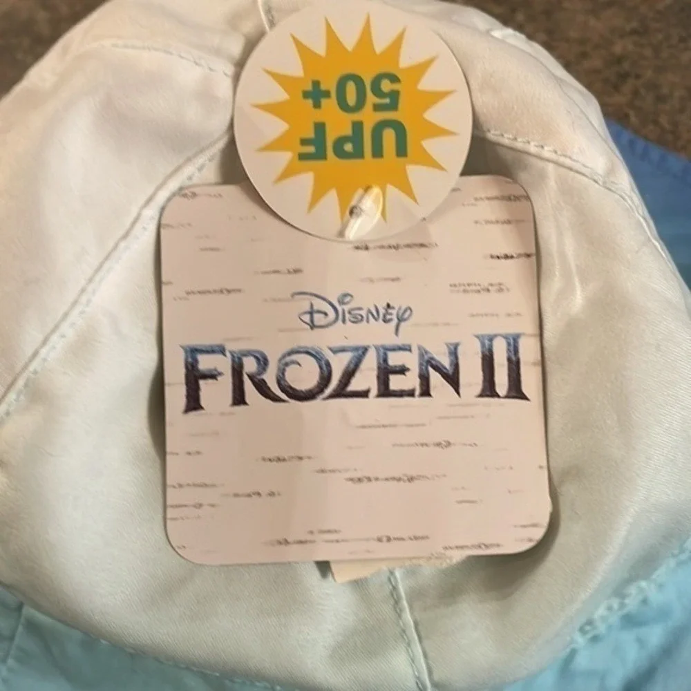 Disney Frozen II Kid's Bucket Hat Sun Protection UPF 50+ NWT Beach Vacation‎